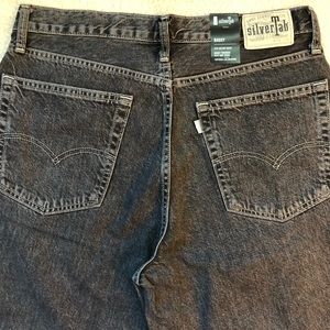$79.50 NEW LEVI’S SILVERTAB Mens Baggy Jeans Embarcadero Black//Gray 392900002